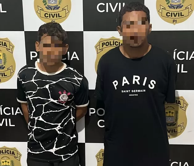 PM prende dupla suspeita de assaltos violentos em Luzilândia