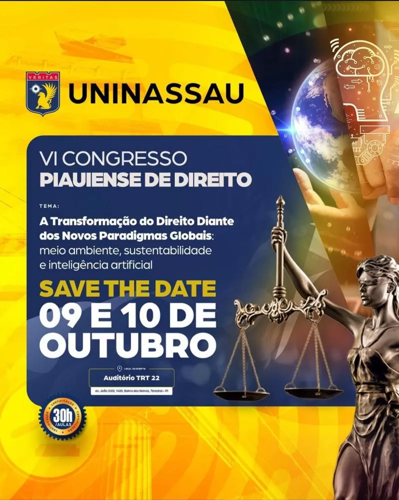 UNINASSAU Teresina promove 6ª edição do Congresso Piauiense de Direito 