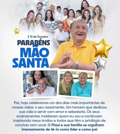 Mão Santa recebe homenagens no seu aniversário de 83 anos 