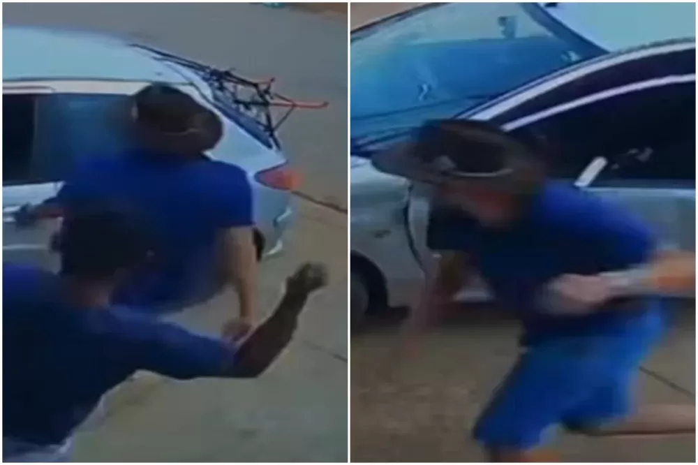 Homem foge com faca cravada nas costas após ataque na rua no DF