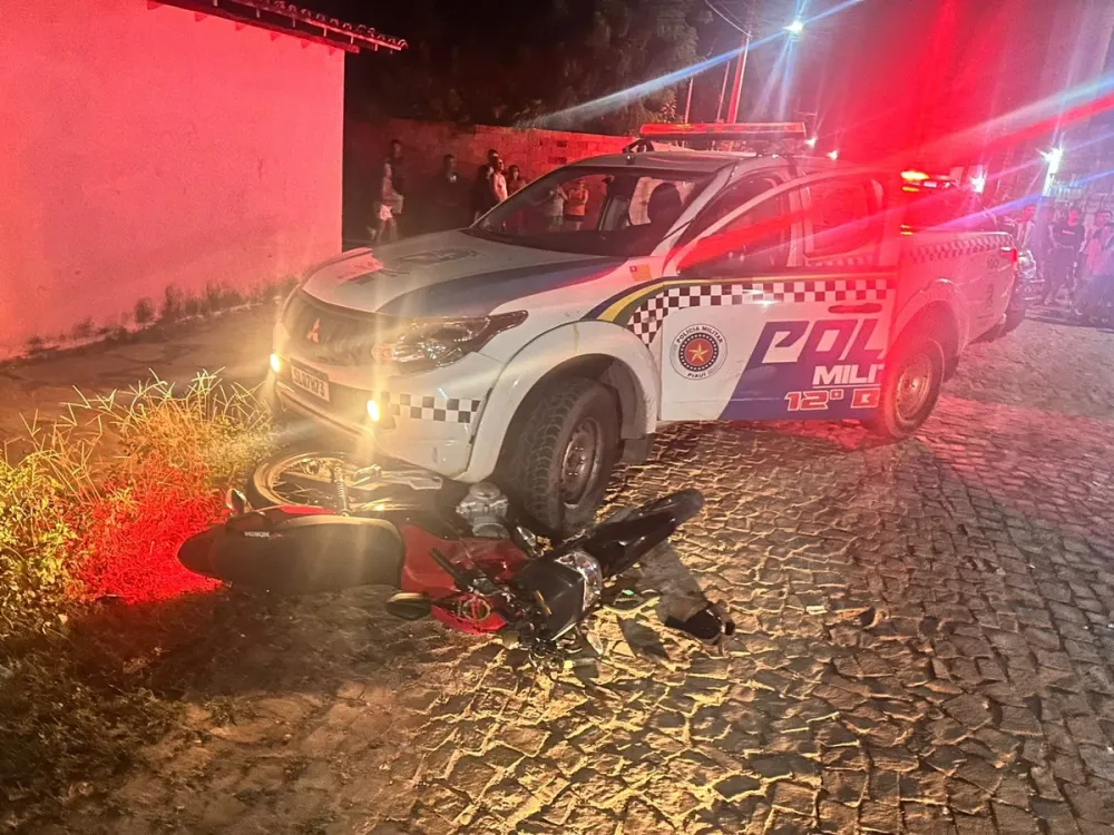 Motociclista é preso com tabletes de maconha após perseguição policial em Piripiri