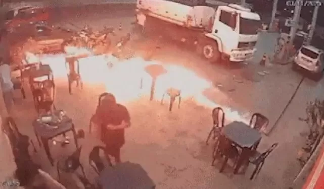 Homem causa princípio de incêndio ao acender cigarro em posto de combustíveis em Timon