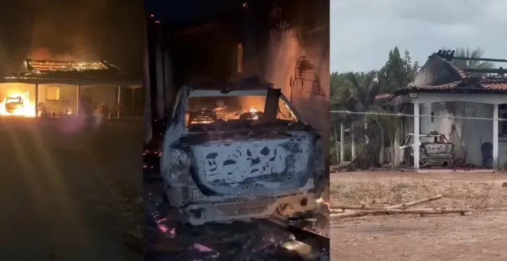 Polícia investiga homicídio e ataques com incêndios a imóveis em São Luís Gonzaga do Maranhão