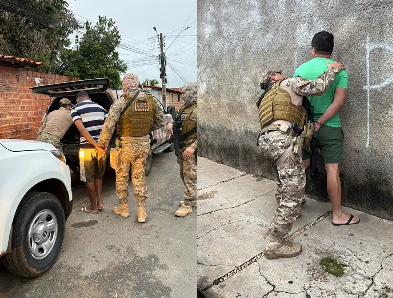 Dupla é presa suspeita de assalto com reféns em Altos