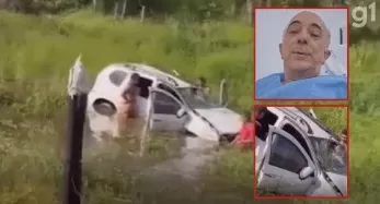 Bispo da Diocese de Coroatá fica ferido após carro capotar e cair em um lago na MA-235