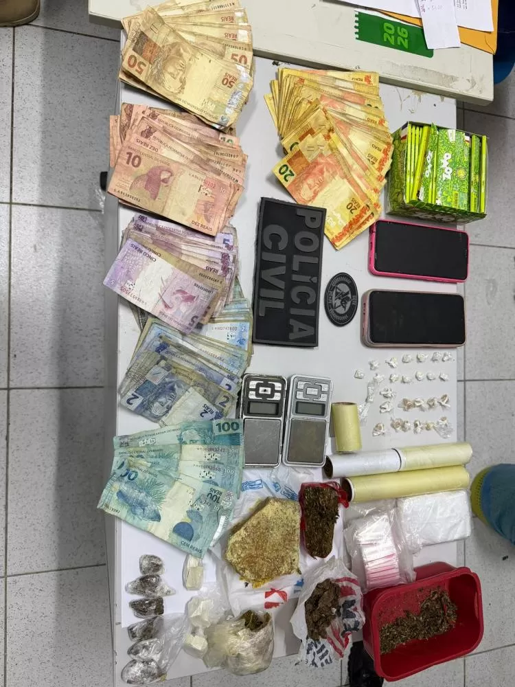 Ponto de drogas em frente a escola é desarticulado no Norte do Piauí