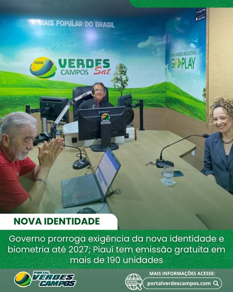 Governo prorroga exigência da nova identidade e biometria até 2027