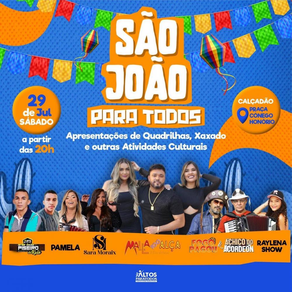 Com apoio da prefeitura, São João para todos acontece em grande estilo em Altos-PI